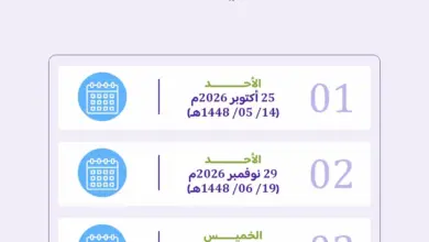 تعليم الرياض يُعلن مواعيد الإجازات الإضافية للعام الدراسي 1448-1449هـ