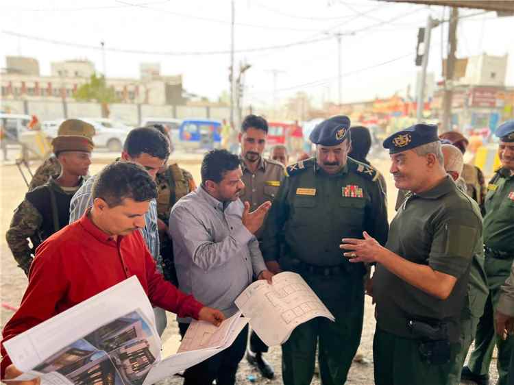 تفقد موقع مشروع مبنى الهجرة والجوازات في الشيخ عثمان قبيل فتح مظاريف المناقصة