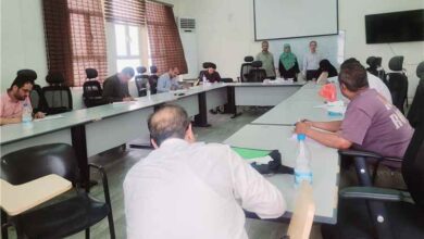 جامعة عدن تدشن امتحانات ماجستير الإدارة الصحية