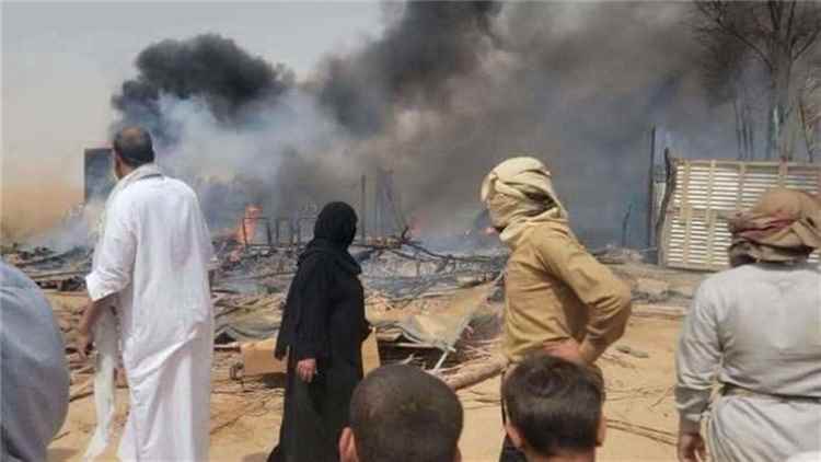 المشهد اليمني - حريق يضرب مخيما للنازحين في مأرب ويكشف تصاعدا مقلقا لحرائق المخيمات