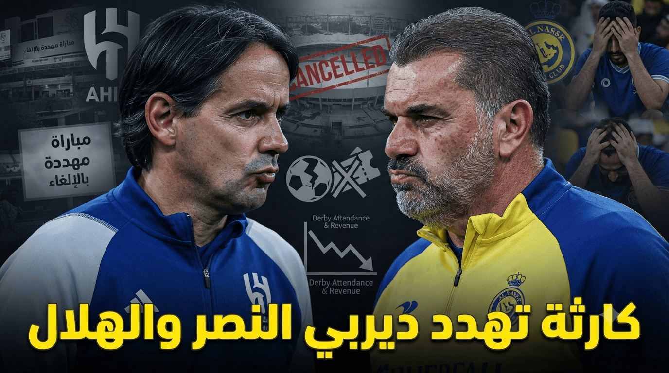 ديربي الهلال والنصر مهدد بفشل جماهيري كبير