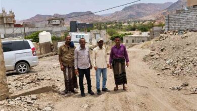 ردفان تواصل تنفيذ مشاريعها الخدمية.. تسليم موقع مشروع طريق طالوعة الصلعاء