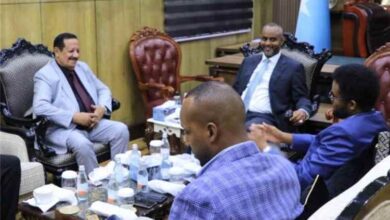 سفير بلادنا يبحث مع رئيس البرلمان الصومالي سبل تعزيز العلاقات الثنائية بين البلدين