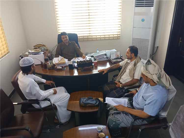 شركة حلول حضرموت بترولاين تبحث مع هيئة المساحة الجيولوجية والثروات المعدنية تعزيز التعاون في المجال الاستثماري