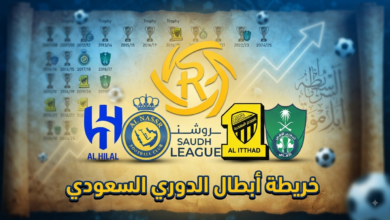 صورة : أبطال دوري روشن السعودي في آخر 18 موسماً