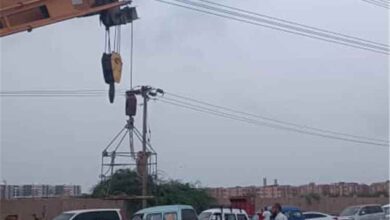 صيانة وقائية لخط النقل 132 ك.ف بين الرئيس والمنصورة لتعزيز استقرار الشبكة