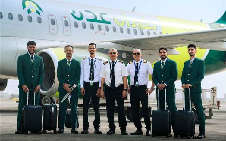 طائرة "المعلّا" تدشّن أولى رحلاتها على خط عدن – عمّان وسط استقبال مميز للمسافرين