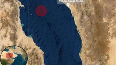 عاجل.. إصابة ناقلة نفط قبالة ينبع واندلاع حريق على متنها