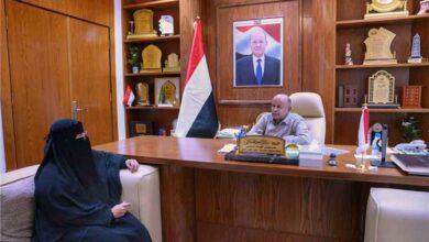 عضو مجلس القيادة محافظ حضرموت يطلع على جهود فرع الهيئة العامة لحماية البيئة بساحل حضرموت