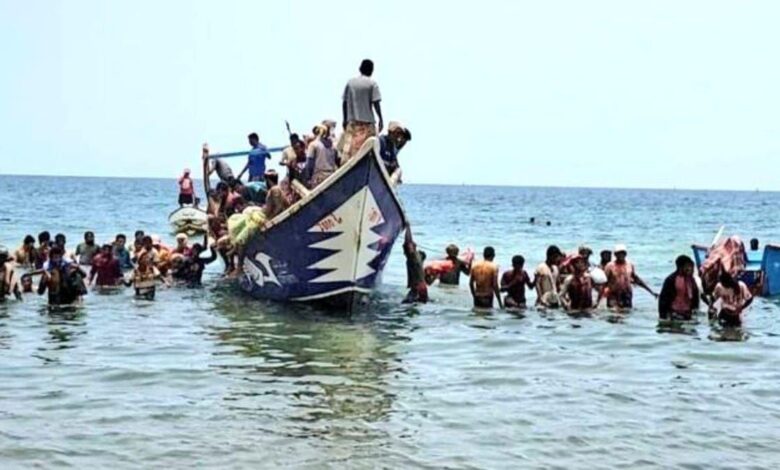 عودة 26 صيادًا إلى الحديدة بعد أيام من اختطافهم من قبل القوات الارتيرية