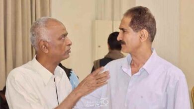 عودة إنصاف مايو الى عدن لأول مرة منذ خروجه منها قسرياً قبل ١٠ سنوات