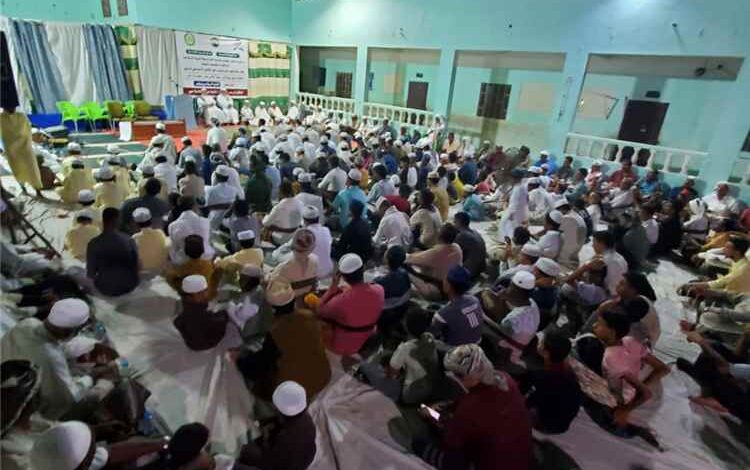 في أجواء إيمانية مهيبة.. أهالي أحور يحتفون بذكرى المولد النبوي الشريف
