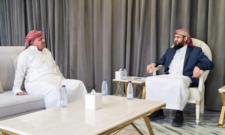 قائد ألوية العمالقة الجنوبية يلتقي محافظ البيضاء ويشدد على رفع الجاهزية العسكرية، مؤكداً أن تحرير المحافظة يمثل هدفًا وطنيًا