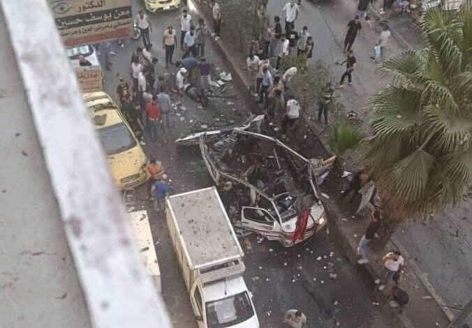 قتيلان و13 مصابًا في انفجار عبوة ناسفة داخل حافلة قرب دمشق