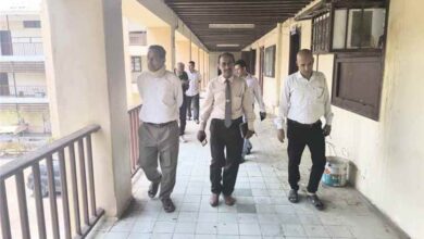 لجنة مختصة تحصر أضرار حريق كلية الحاسوب بعدن