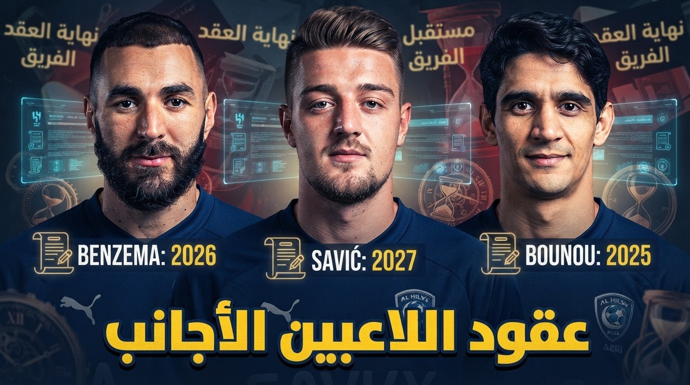 متى تنتهي عقود اللاعبين الأجانب في الهلال ؟
