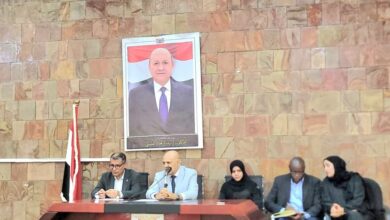 محافظ تعز يناقش مع المنظمات الدولية والمحلية خطة الإستعداد والاستجابة للطوارئ