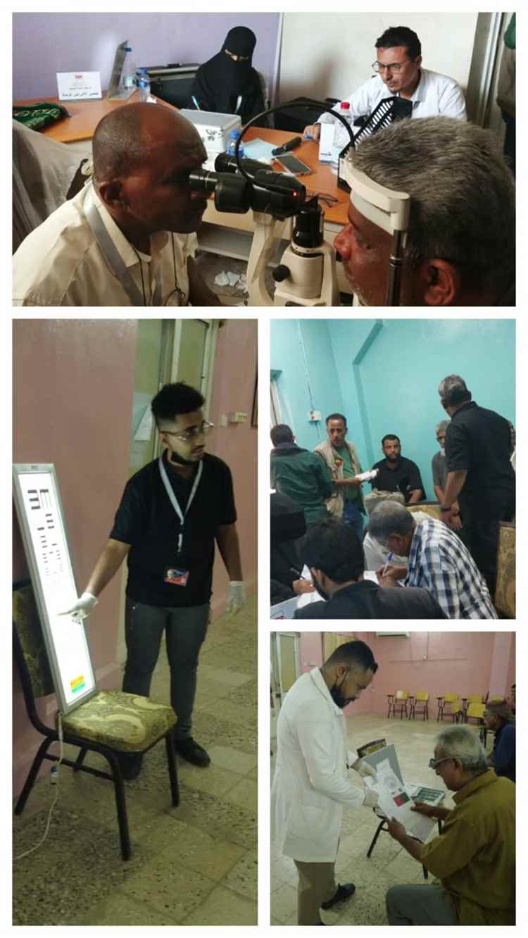 محطة الحسوة الكهروحرارية تنفذ مخيماً طبياً مجانياً للكشف المبكر عن أمراض العيون