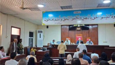 محكمة استئناف عدن تحجز قضية مقتل سائق باص الاجرة في عدن للحكم