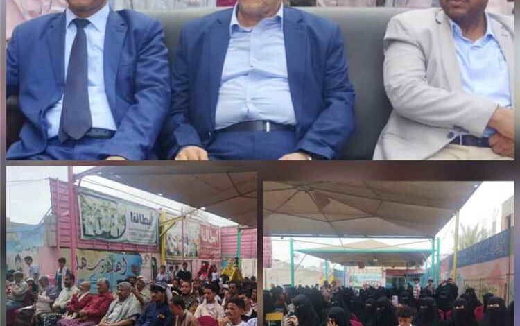 مدارس الأوائل النموذج التعليمي الرائد تحتفي بنخبة طلابها في حفل مهيب بحضور نائب محافظ أبين