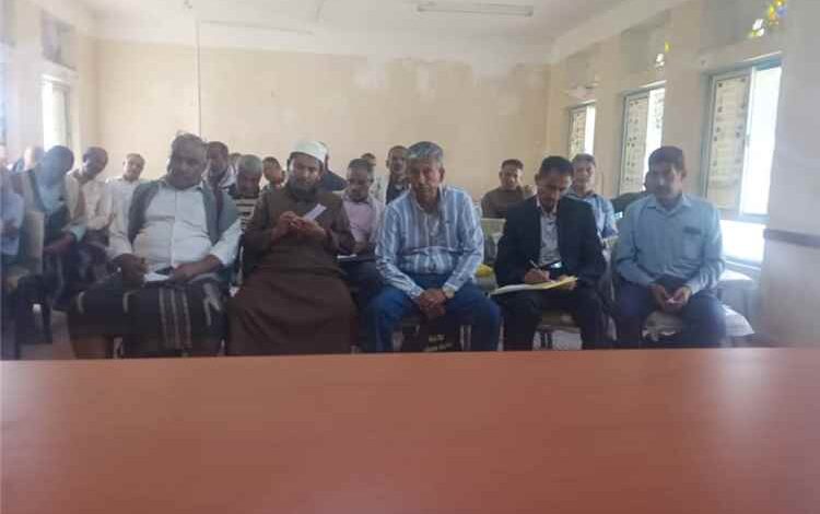 مدير ادارة التربية والتعليم بالشمايتين يجتمع بقسم الرقابة والتفتيش من أجل الإستعداد والترتيب واعداد خطط السير