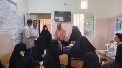 مدير تربية دار سعد يتفقد سير العملية التعليمية في مدرسة سنا عدن ويشيد بالنقلة النوعية للإدارة الجديدة