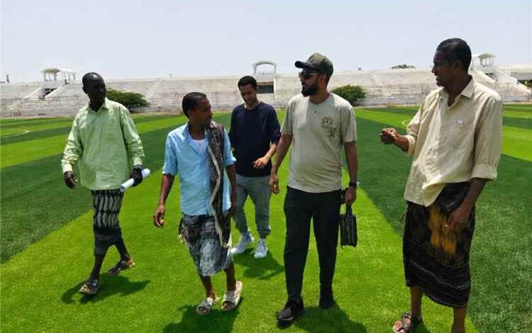 مدير شباب ورياضة أبين يطلق مرحلة ميدانية لإعادة تفعيل المنشآت الرياضية