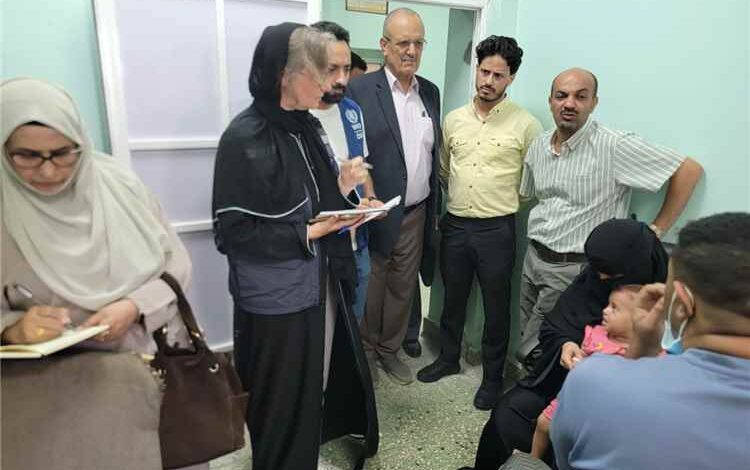 مدير صحة البريقة يبحث مع الشركاء واقع المرافق الصحية