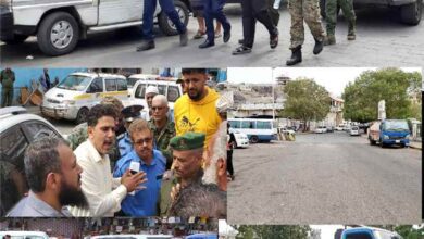 مدير عام التواهي ومدير مكتب النقل بعدن يدشنان حملة لتنظيم الفرزات ومواقف المواصلات بالمديرية