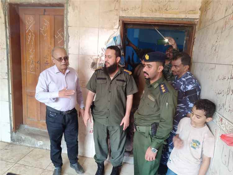 مدير عام تبن ومدير شرطة المديرية يباشران نزولا أمنيا للمدينة الخضراء