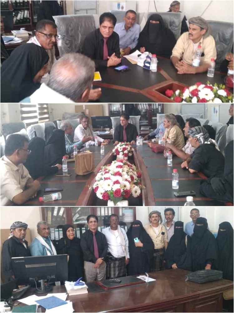 مدير عام تربية أبين يلتقي قيادة منسقية المعلمين بالمحافظة لبحث أوضاع المعلمين والاستعداد للعام الدراسي الجديد