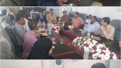 مدير عام تربية أبين يلتقي مدراء مدارس التعليم الأهلية بمحافظة أبين