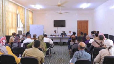 مدير عام شبام يترأس اجتماعًا بمديري المدارس والثانويات لمناقشة جاهزية الاستعداد للعام الدراسي الجديد