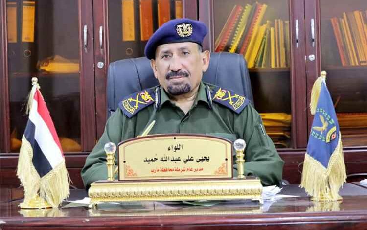 مدير عام شرطة مأرب: الأجهزة الأمنية في جاهزية  عالية لتنفيذ توجيهات القيادة وتعزيز الاستقرار