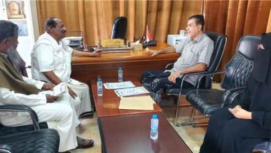 مدير عام مديرية القطن يلتقي عضو اللجنة التحضيرية للمجلس التنسيقي الحضرمي الأعلى