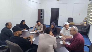 مدير عام مديرية تبن يناقش مع الإغاثة الدولية والوحدة التنفيذية آليات حصر الأسر الأشد احتياجا