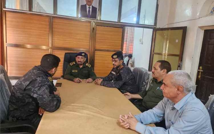 مدير  مكافحة المخدرات يلتقي مدير شرطة مأرب ويتفقد فروع عدد من المحافظات