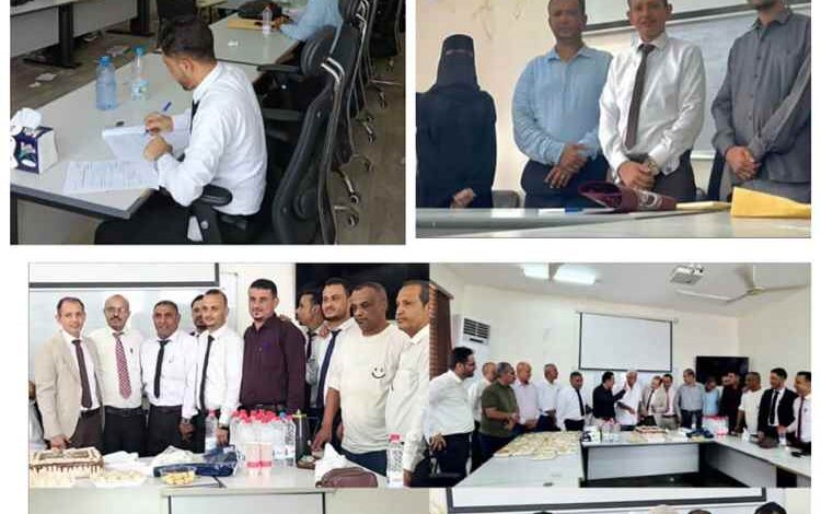 مركز الدكتور غرامة بجامعة عدن يختتم امتحانات ماجستير الإدارة الصحية ويكرّم أساتذته