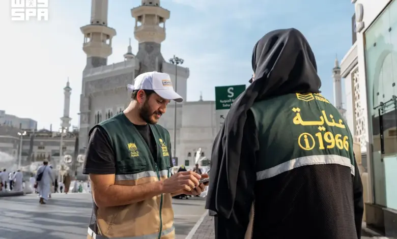 مركز العناية بضيوف الرحمن يستقبل 134 ألف مكالمة منذ بداية موسم العمرة