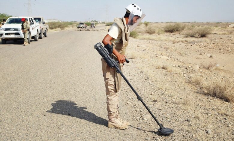 «مسام» ينتزع 5,287 لغمًا وذخيرة وعبوة ناسفة من اليمن خلال أسبوع