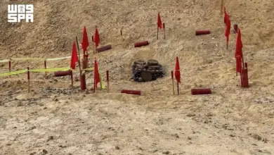 «مسام» ينزع 2,157 لغماً يمنياً في أسبوع والإجمالي يتجاوز 648 ألف لغم