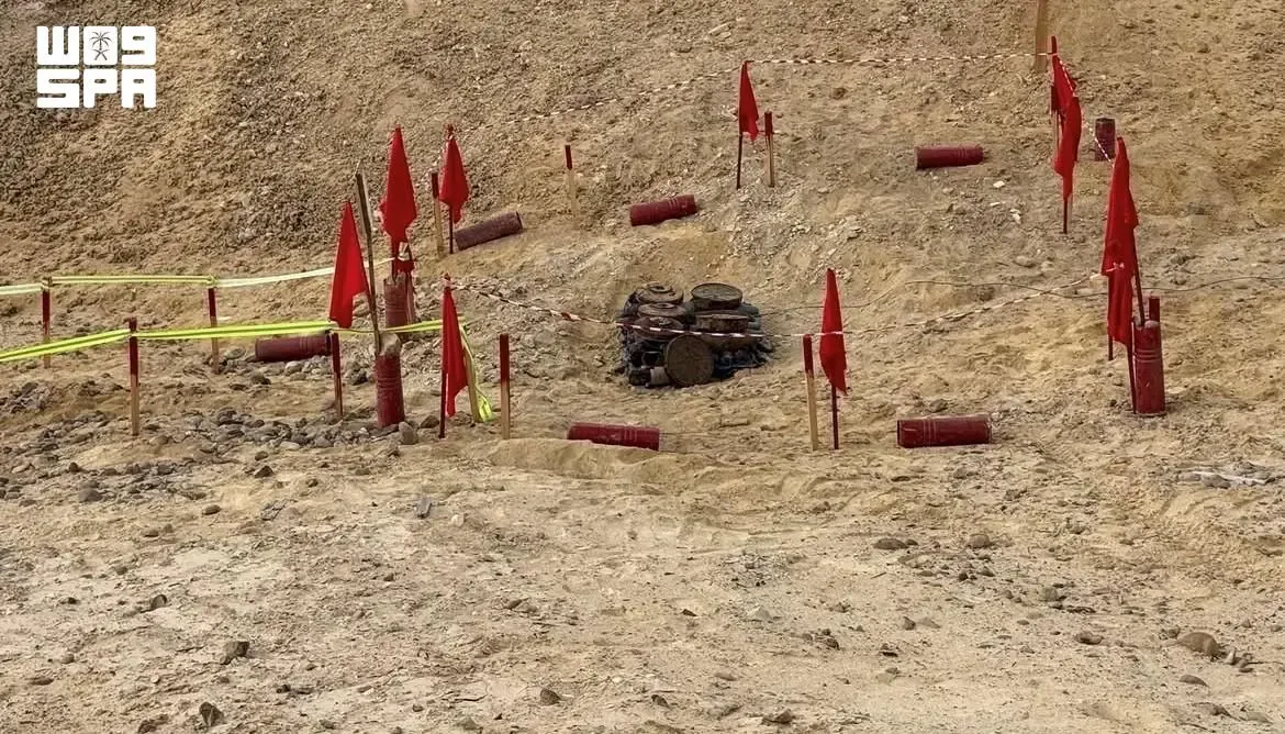 «مسام» ينزع 2,157 لغماً يمنياً في أسبوع والإجمالي يتجاوز 648 ألف لغم