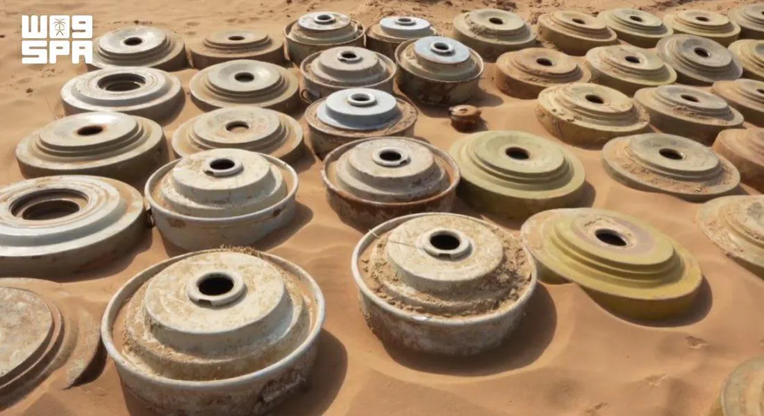 «مسام» ينزع أكثر من 5,287 لغماً ومتفجرة في اليمن خلال أسبوع