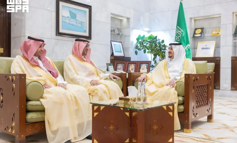 نائب أمير الرياض يستقبل رئيس النيابة العامة بالمنطقة الجديد