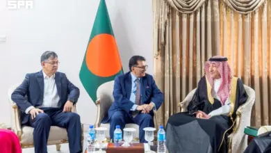 نائب وزير الخارجية الخريجي يلتقي وزيري خارجية بنغلاديش وداخليتها