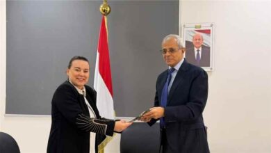 نائب وزير الخارجية يتسلّم أوراق اعتماد ممثلة برنامج الأمم المتحدة الإنمائي