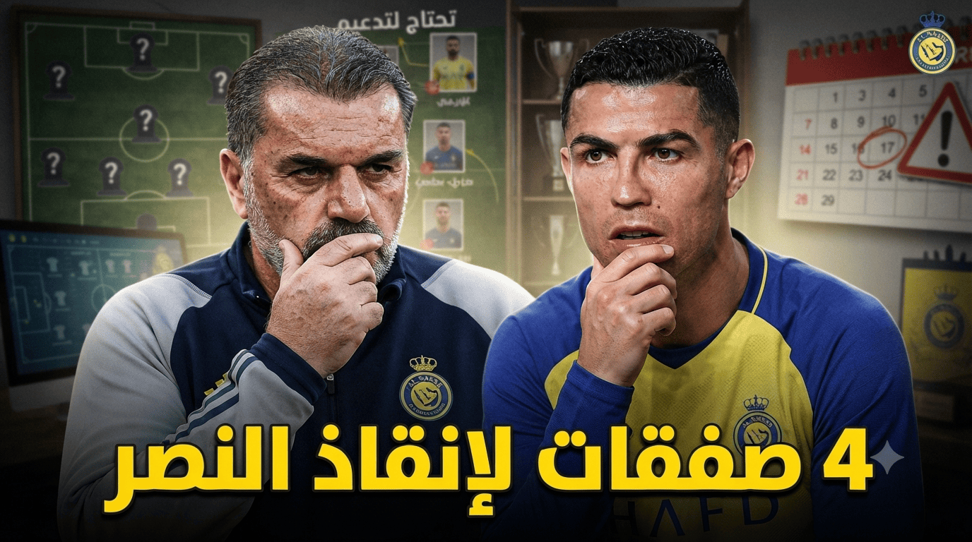 ناقوس الخطر يدق في النصر .. 4 صفقات تنقذ موسم بوستيكوجلو