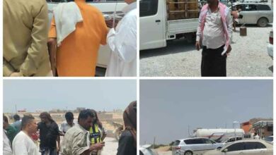 نزول ميداني لمدير غاز المهرة لمتابعة التوزيع.. وانفراجة في أزمة الغاز خلال أسبوع