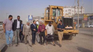 وزير الأشغال يدشن مشروع صيانة وتأهيل خط كورنيش المحافظ في المنصورة