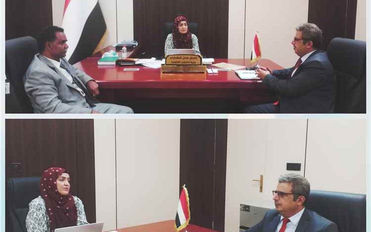 وزير الشؤون القانونية وحقوق الانسان ومدير عام هيئة المواصفات يبحثان تعزيز الأطر التشريعية لضمان الجودة وحماية المستهلك